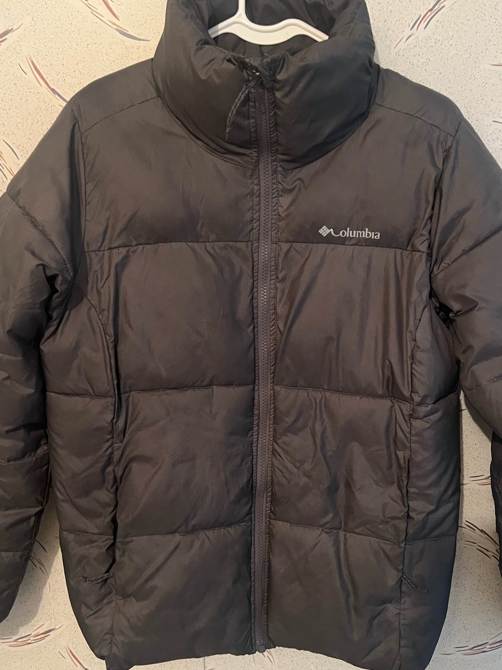 Columbia Sportswear Women’s Small Black Puffer Jacket Full Zip Winter Coat